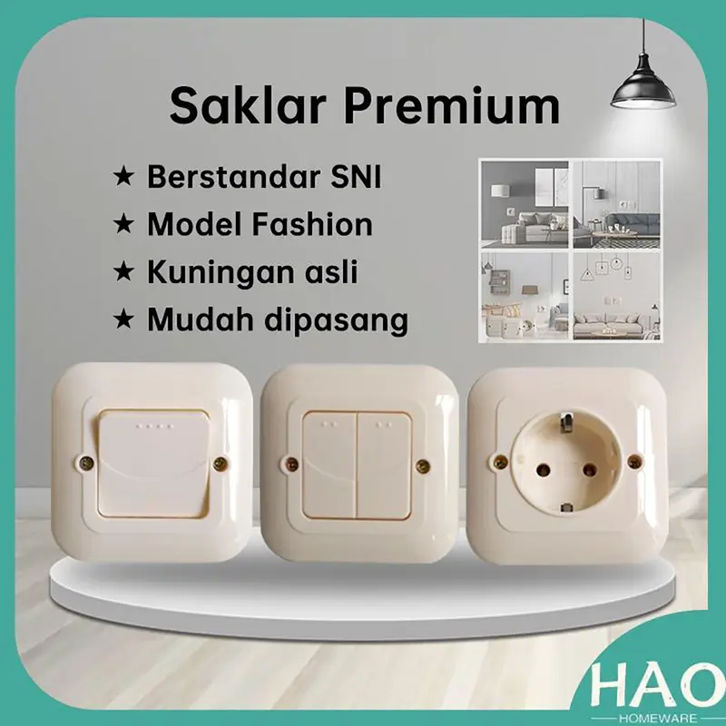 [HAO] Termurah SAKELAR IB MEREK CAHAYA SNI/SAKALAR INDOOR Harga termurah 0
