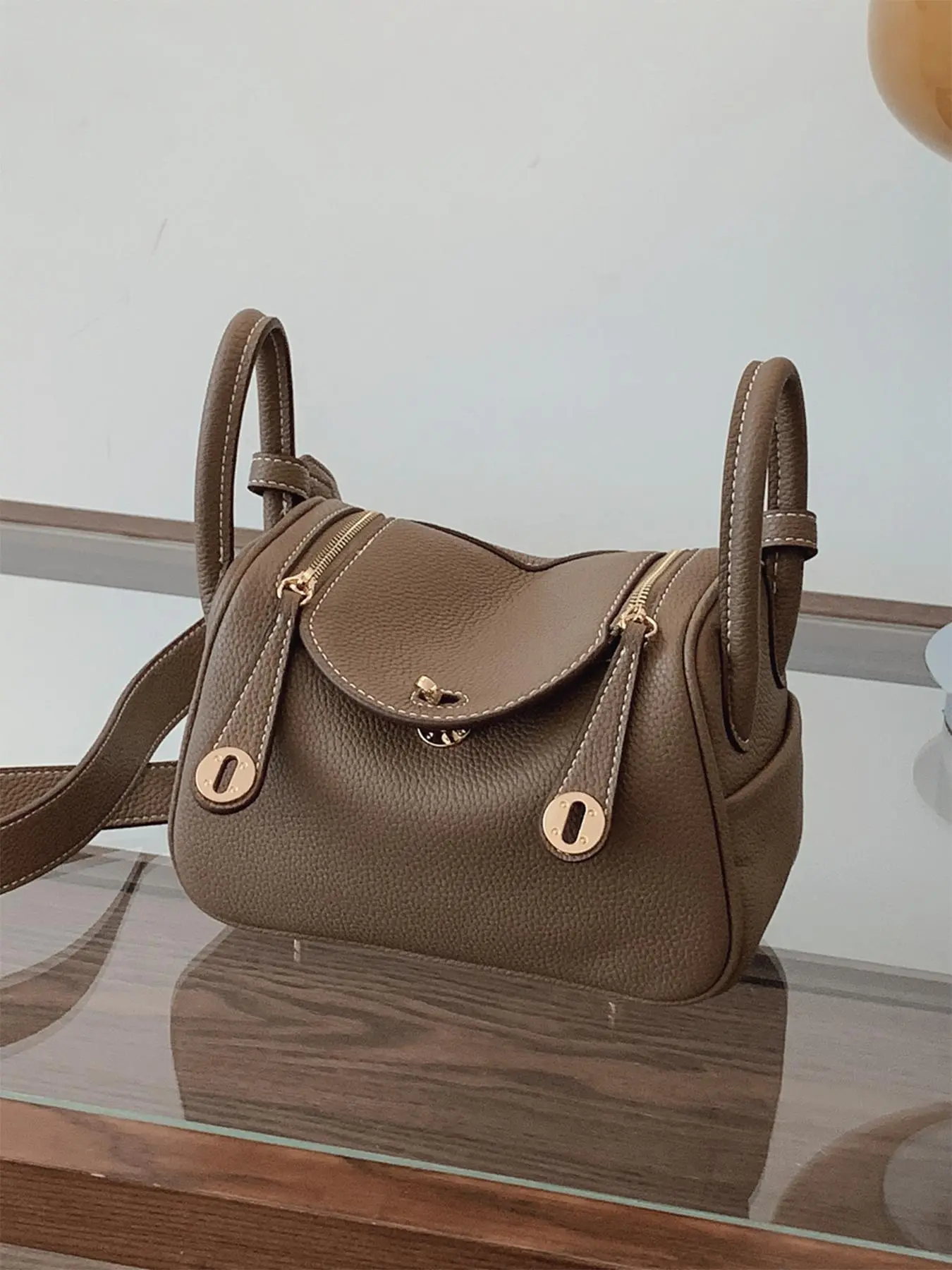 Women's Elegant Solid Color Shoulder Bag, Fashionable PU Leather Crossbody Bag for Daily Used, Casual Trendy Versatile High-quality Daily Commuting Bag