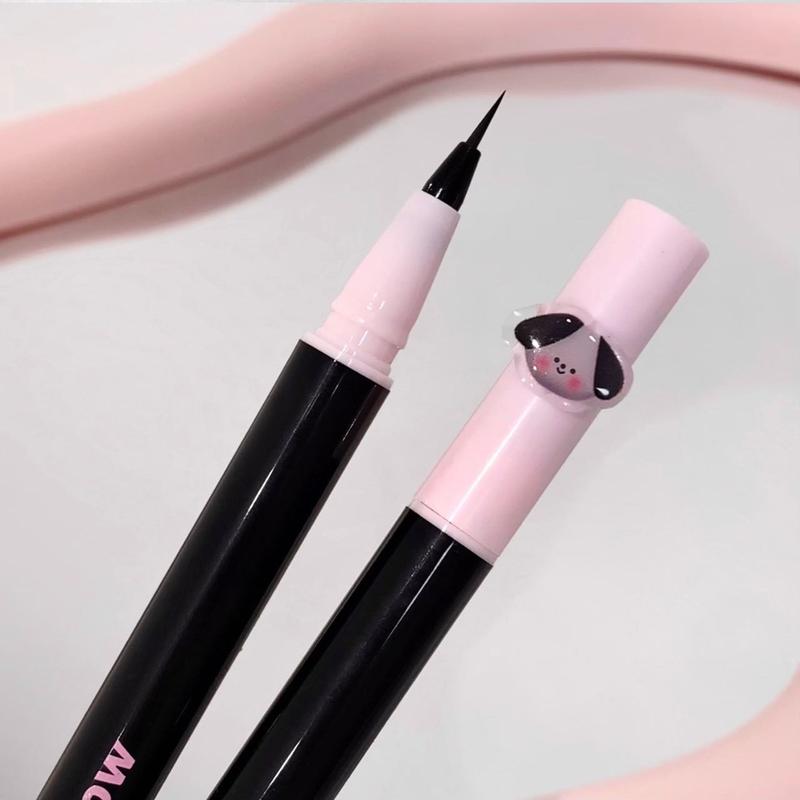 Product Introduction of Kakashow Smooth and Fine Liquid Eyeliner Smooth Waterproof Sweat-Proof Not Smudge Beginner Lower Eyelashes Cheap Lipliner Makeup 14