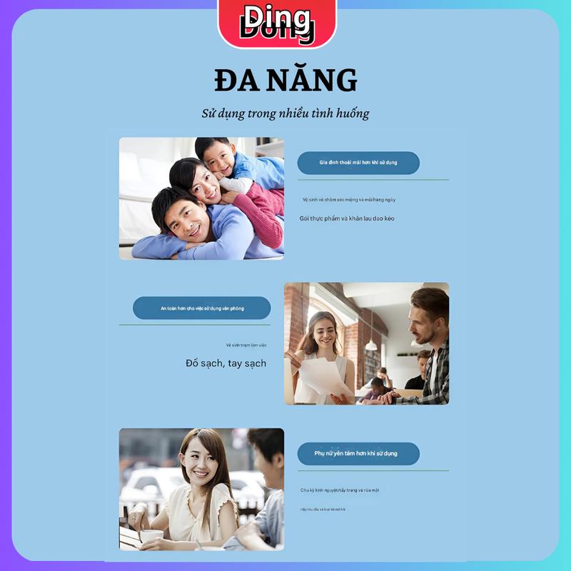 Product Introduction of Khăn giấy ăn Moomin làm chất liệu vải không dệt mềm mại cao cấp, siêu dai,3 lớp dày dặn Giấy Vệ Sinh giay cuon 20