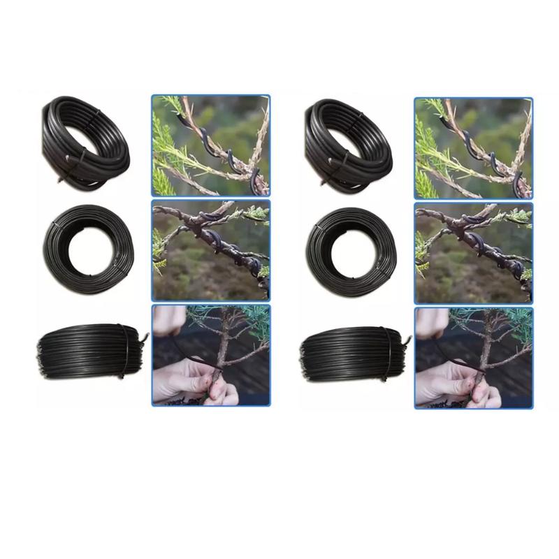 Dây nhôm đen uốn cây cảnh bonsai mềm dẻo từ 1.5ly đến 7ly cuộn 500g dây  thép dây kẽm  uốn cây