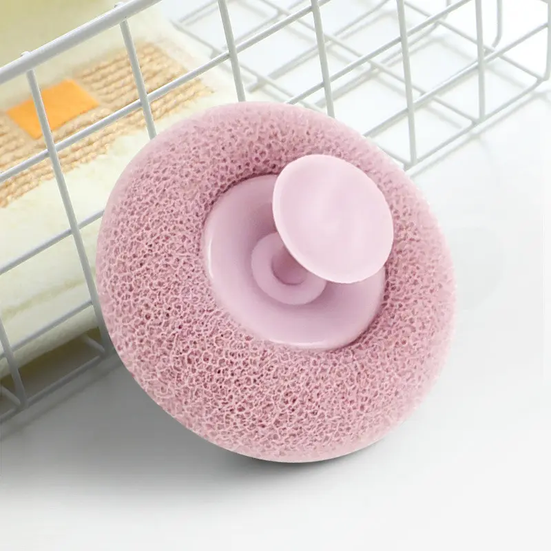 Spons Mandi Jaring Lembut Bentuk Bola Gosok Busa / Bath Ball Body Scrubber / Alat Bantu Pembersih Penggosok Kotoran Daki 8