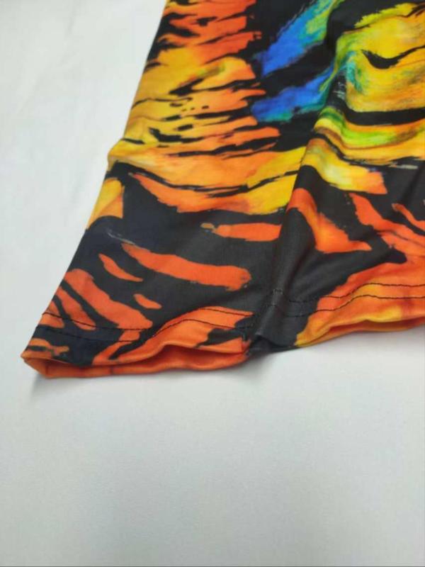 【Plus Size】 Tie Dye Print Tank Top, Casual Sleeveless Top for Daily Wear, Women's Plus Clothing for All Seasons 3