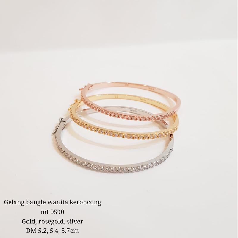 Product Introduction of Miamor - Gelang Bangle Bracelets Wanita Keroncong Mt (di Jual Satuan) 1