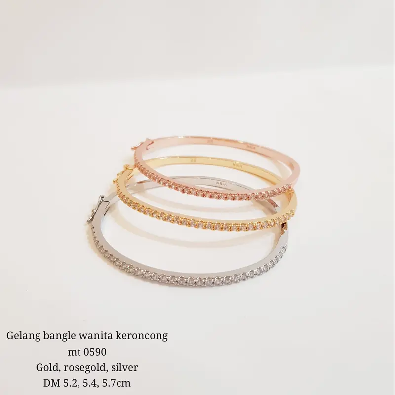 Miamor - Gelang Bangle Bracelets Wanita Keroncong Mt (di Jual Satuan) 0