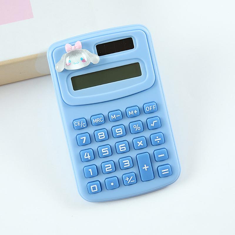 Product Introduction of Portable Cute Kawaii Mini Cute Calculator Cartoon Creative Digit Calculator Office School Supplies Students Stationery Gifts 24