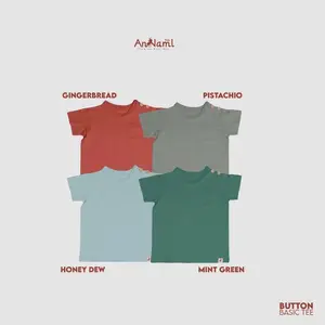 An-Naml Kids - Buttons Basic Tee - Kaos Anak Usia 1-6 Tahun