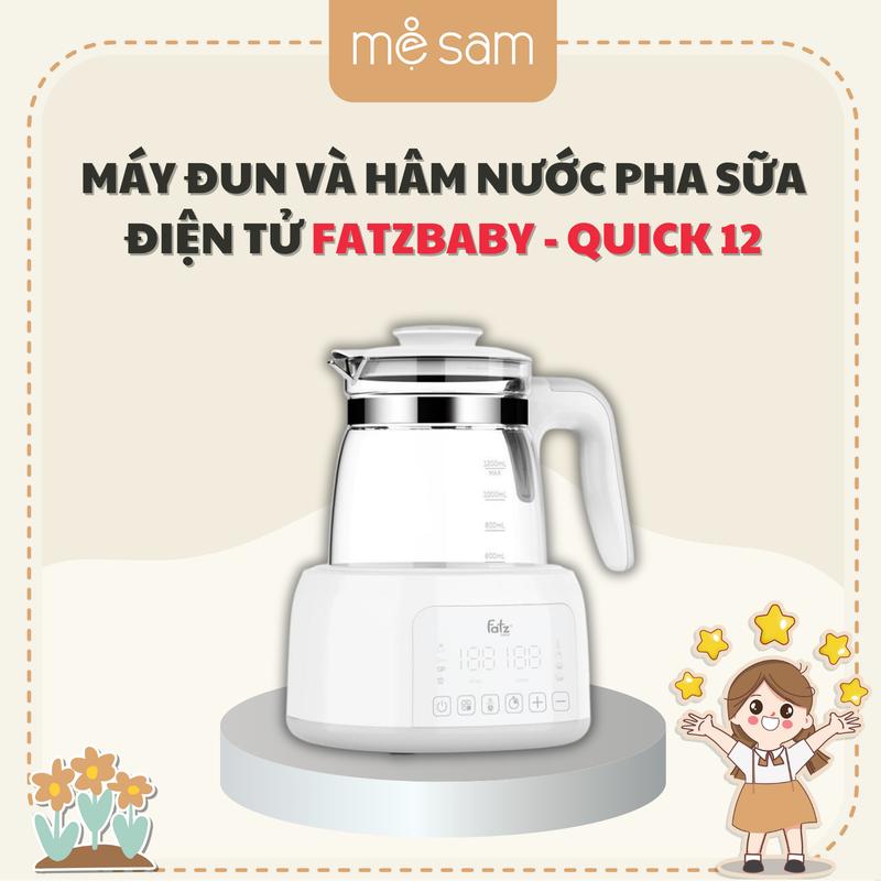 Máy đun và hâm nước pha sữa điện tử Fatzbaby - Quick 12