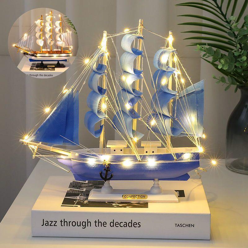 Hiasan Mewah Model Bot Layar, Kapal Kraf Kayu, Sailing Halus - TikTok ...