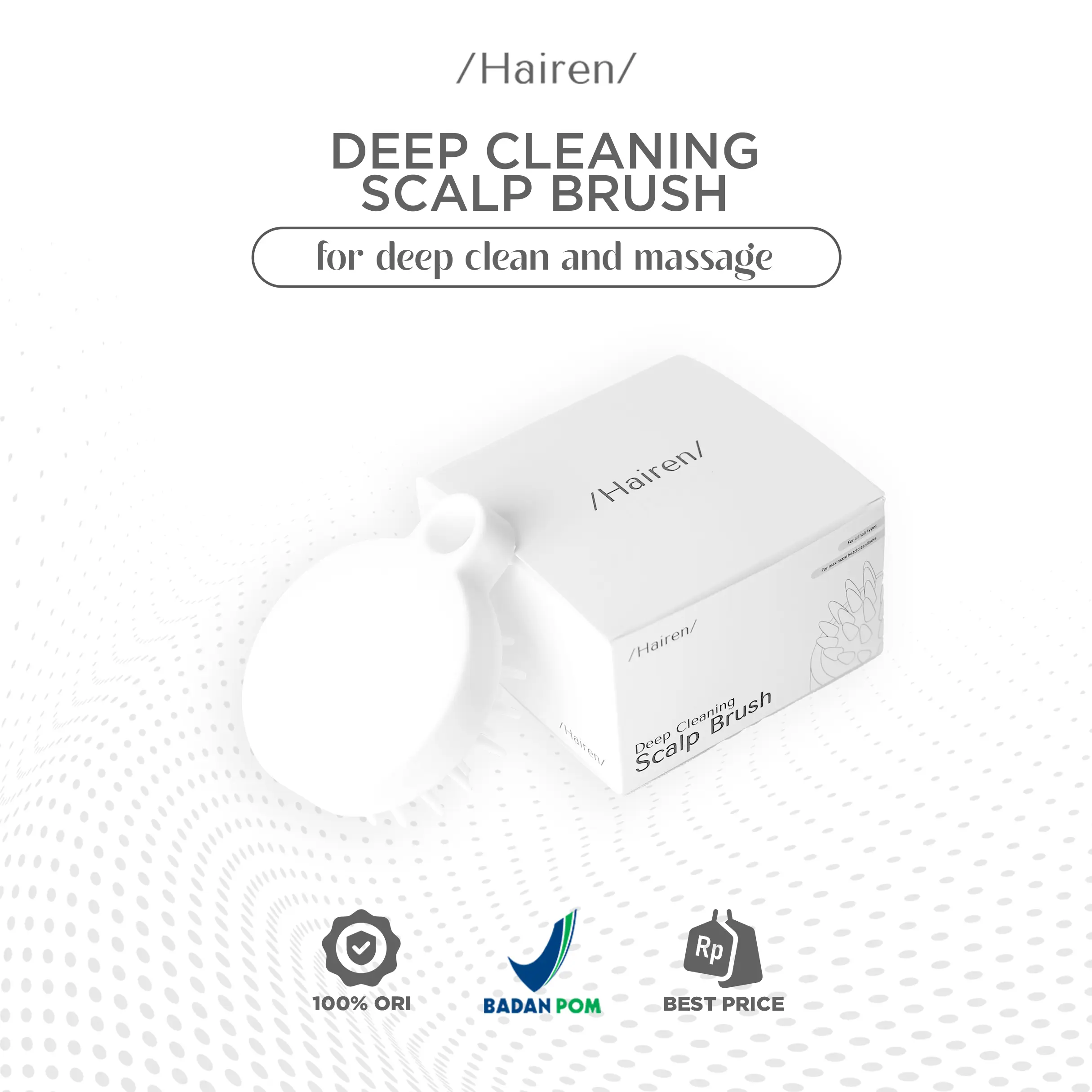 HAIREN Deep Cleaning Scalp Brush