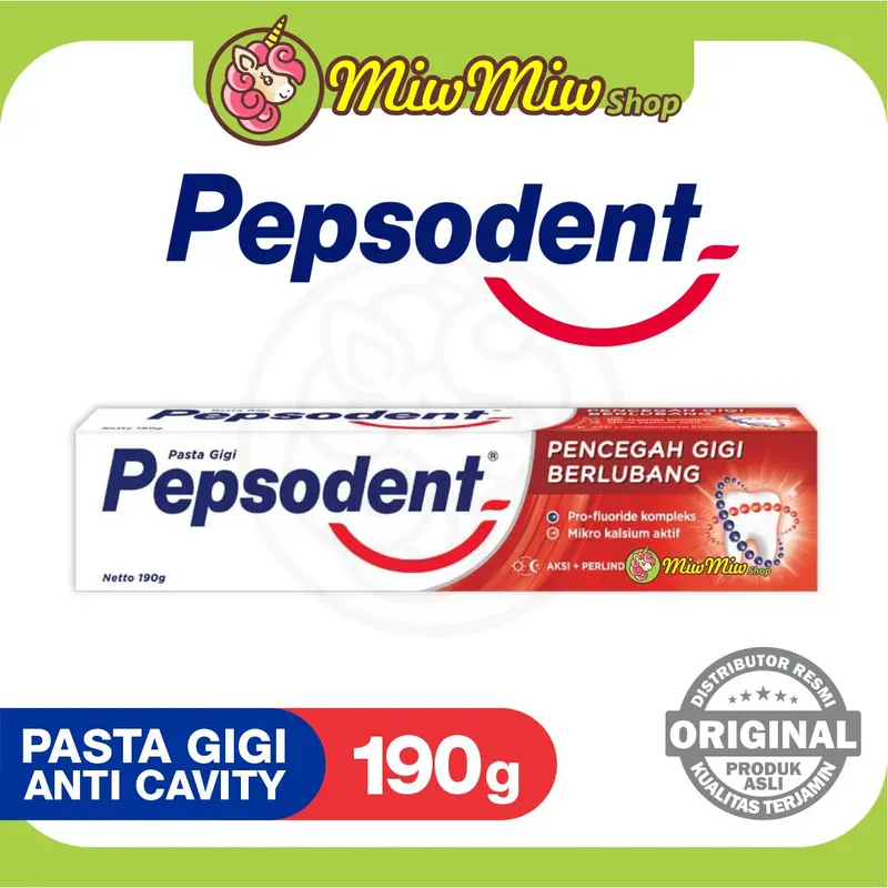 PEPSODENT Pasta Gigi Pencegah Gigi Berlubang (Anti Cavity Tooth Paste) 2
