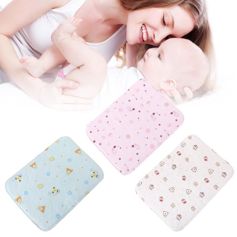 Fujin Baby Changing Pad Reusable Waterproof Stroller Diaper Folding Soft Mat Washable 6