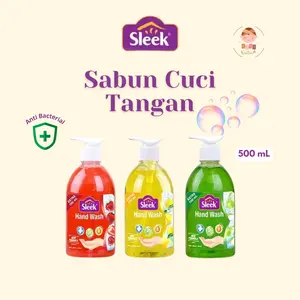 SLEEK Handwash - Sabun Pencuci Tangan Antibacterial 500 ml