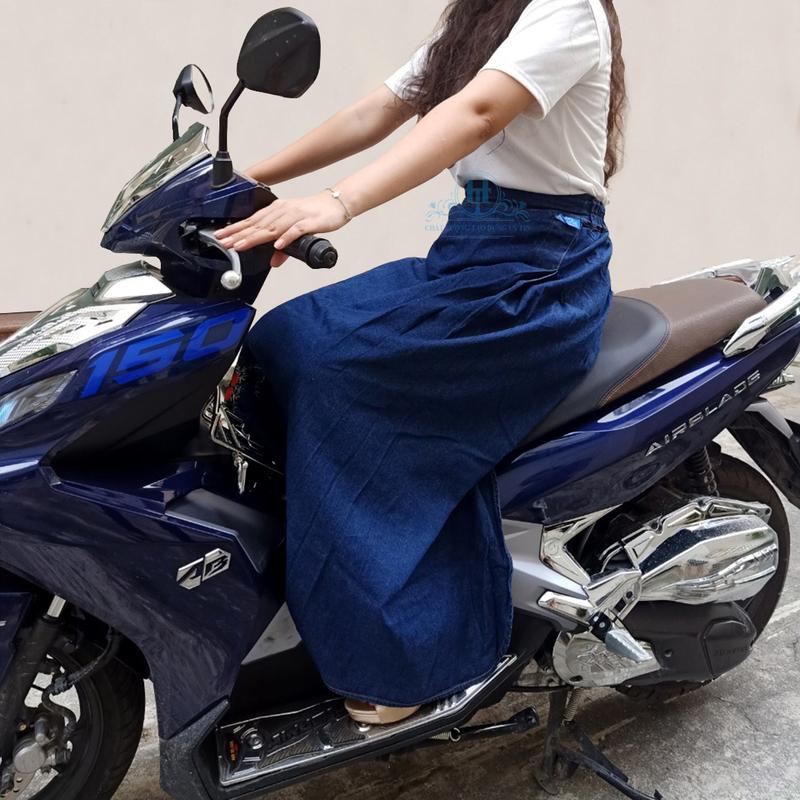 Product Introduction of Váy Chống Nắng Vải Dày Chống Tia UV Tốt Có Nút Bấm Không Gỉ Chắc Chắn Thêu Họa Tiết Chuồn Đôi HnT Fashion 22