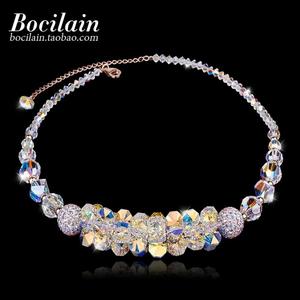 Kalung Rekaan Kristal, Untuk Wanita, Manik Tulang selangka, Mampu Milik dan Mewah, Niche Berkilat, Kalung Wanita mewah, Ketibaan Baru