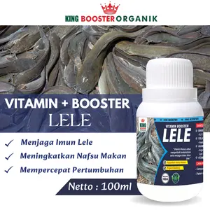 Vitamin Booster IKAN LELE, VITAMIN Ikan lele agara cepat besar 100 ml probiotik  pemacu pertumbuhan ikan lele penambah nafsu makan lele