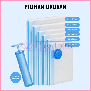 Zipper Bag Travel Pouch Serbaguna Plastik Vacum Banyak Varian ukuran [TERBARU]