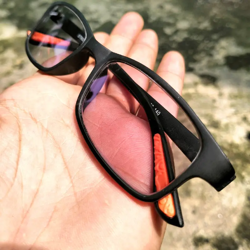 Kacamata Lensa Photochromic {Custom} Normal Minus dan Plus | Kacamata Photochromic Terlaris Laki-laki Perempuan Frame Photocromic Plastik Wanita 4