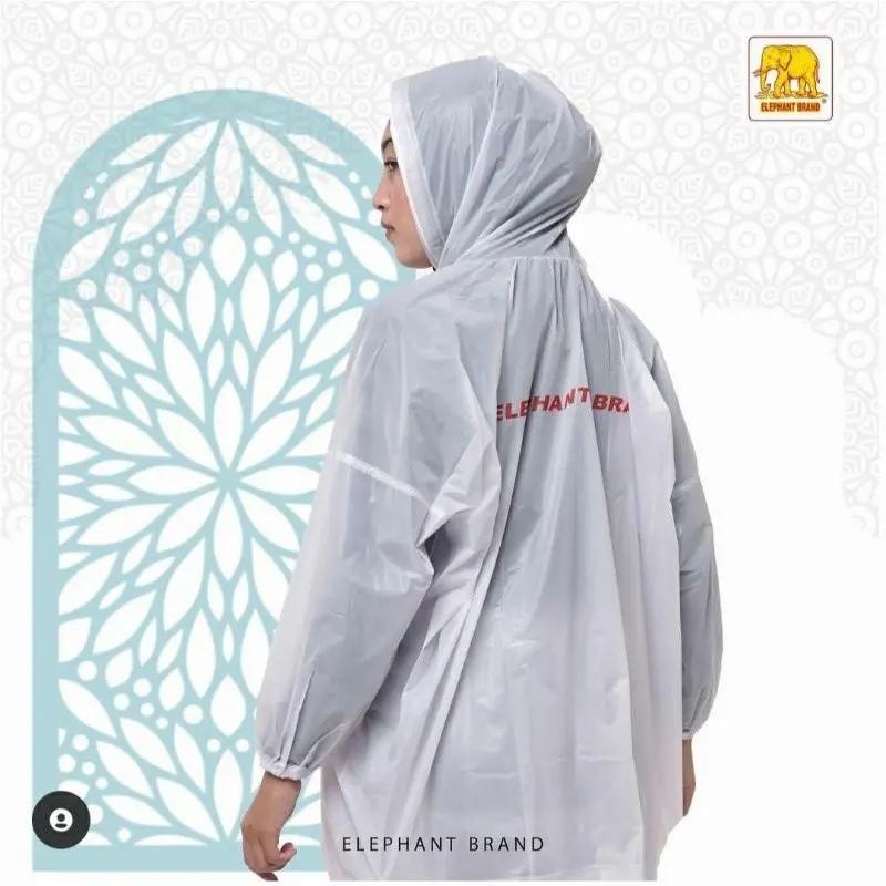 Jas Hujan Setelan Dewasa Ponco + Celana Midi / Elephant Brand 8