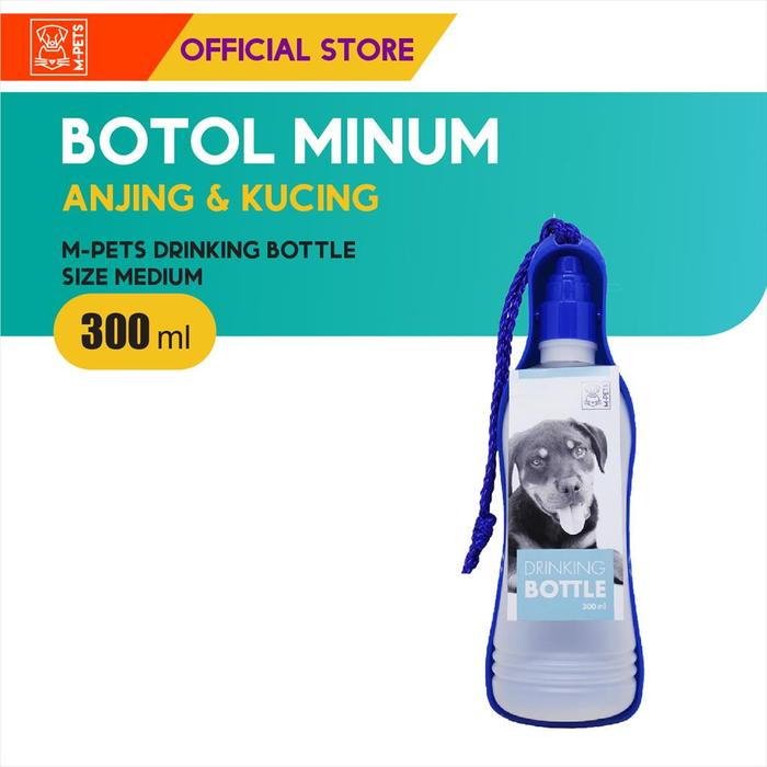 Gambar M-Pets Drinking Bottle 300 ml Size Small / Botol Minum Anjing Kucing dari M-Pets Volk Pets Indonesia Kota Tangerang Tokopedia