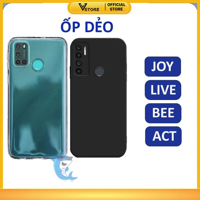 ốp lưng cho vsmart star joy live aris active bee 2 3 4 5 plus pro tpu chống sốc silicon trong suốt Phụ Kiện ốp phôi cao cấp Vstore