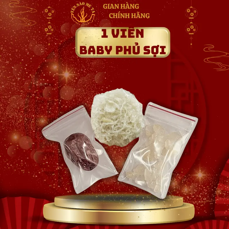 Yến BaBy Xơ Mướp Phủ Sợi Dài  ( Yến Việt làm thủ công , không chà tẩy không tẩm độn) phù hợp dùng cho người lớn 0