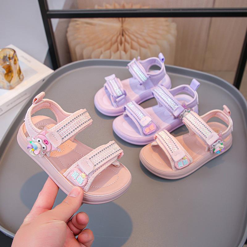 Sandal Bé Gái Kuromi 2025 đi học đi chơi mềm nhẹ (Form nhỏ) 2