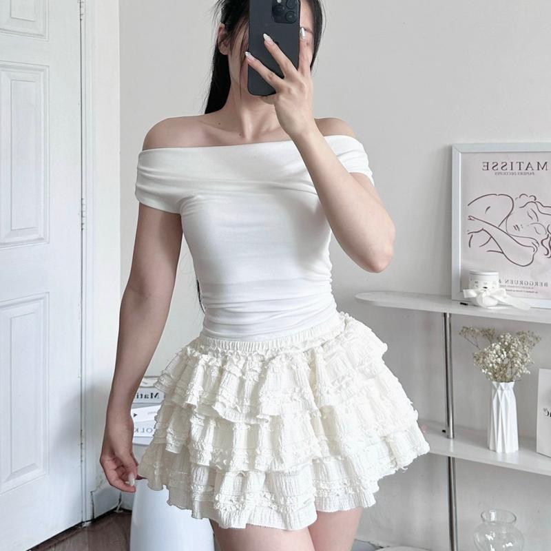 Chân váy REN 3 TẦNG xoè dễ thương 6
