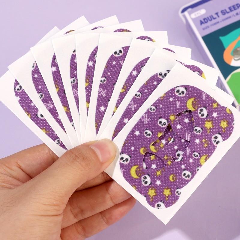 Dải Kín Miệng Trẻ Em, 30 Cái / Hộp, Miếng Dán Ngủ, Miếng Dán Chống Ngáy Miệng Trẻ Em, Miếng Dán Môi Ngáy, SAS 6