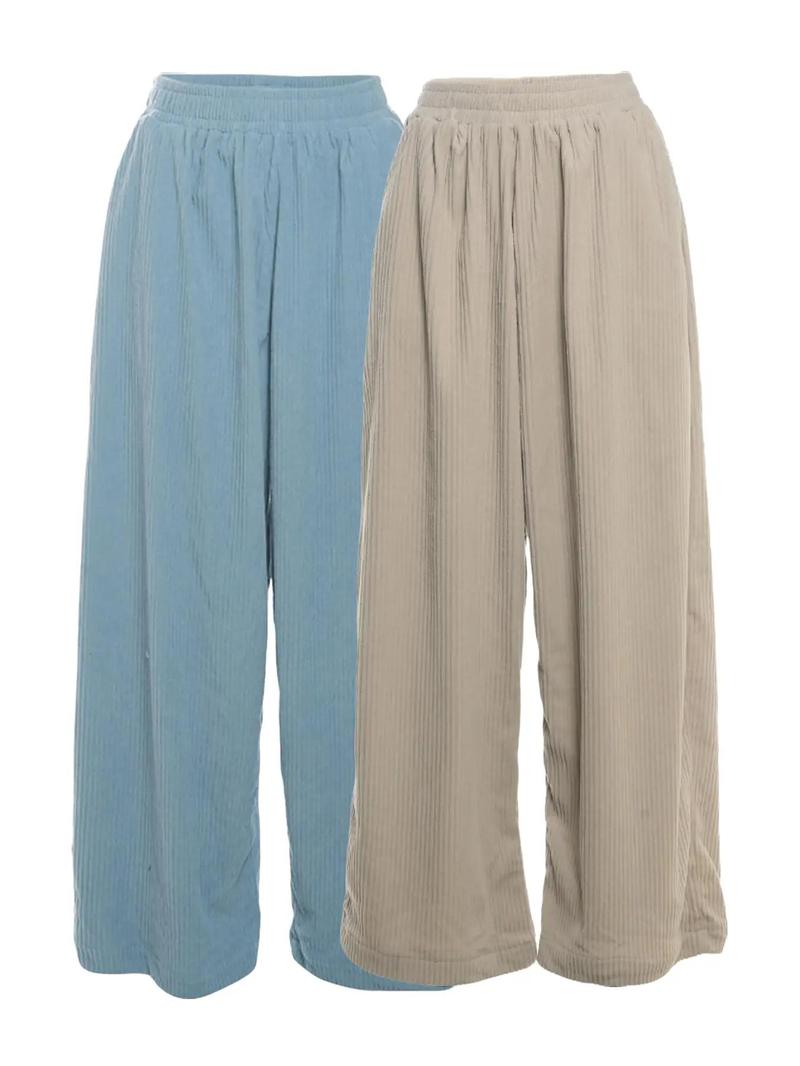 Product Introduction of Women's Solid Drawstring High Waist Wide Leg Pants, Fashion Casual Straight Leg Trousers for Spring & Fall, Women's Bottoms for Daily Outdoor Wear, Baggy Pants 8