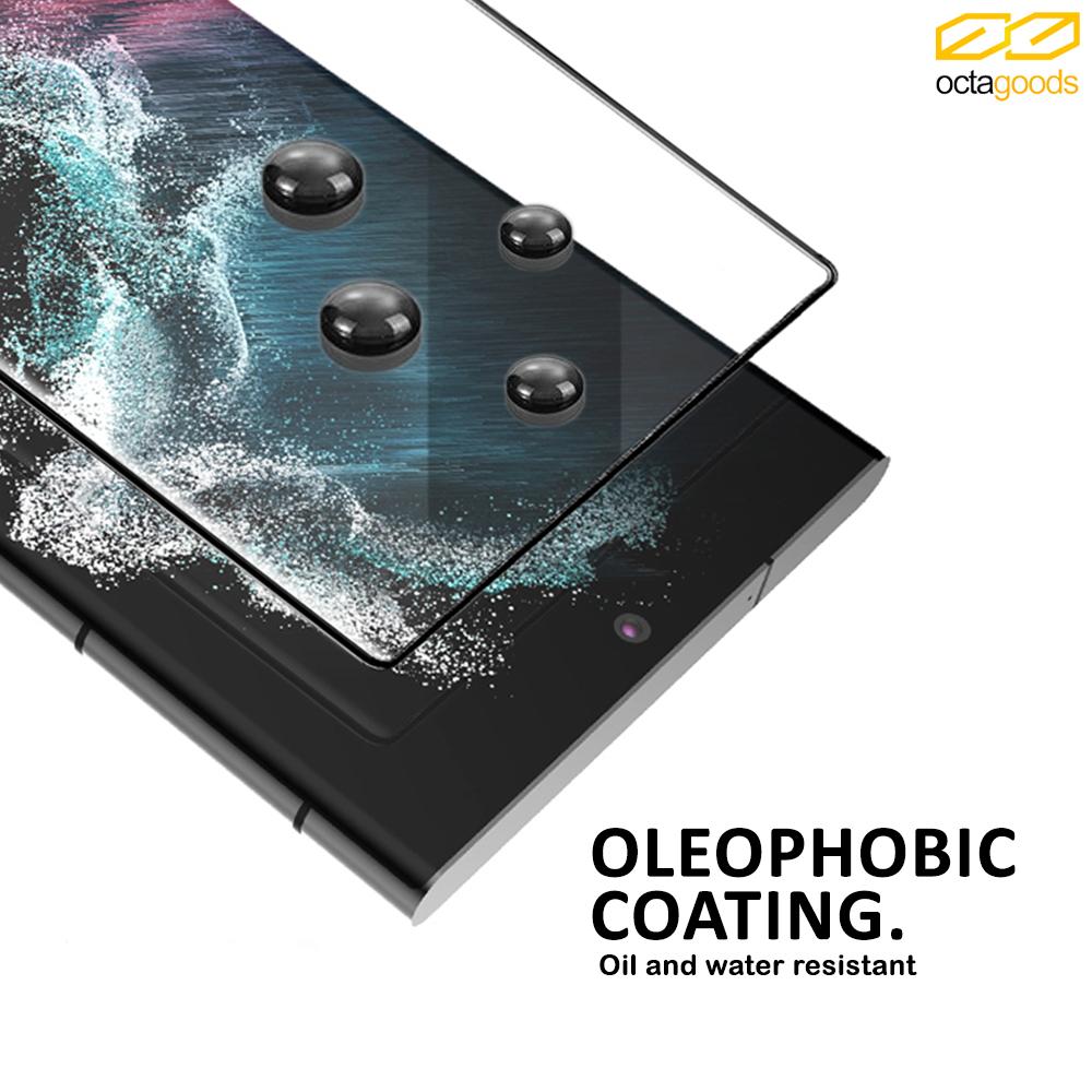 Tempered Glass Samsung Galaxy S22 Ultra Plus 5G OctaGoods Full Cover