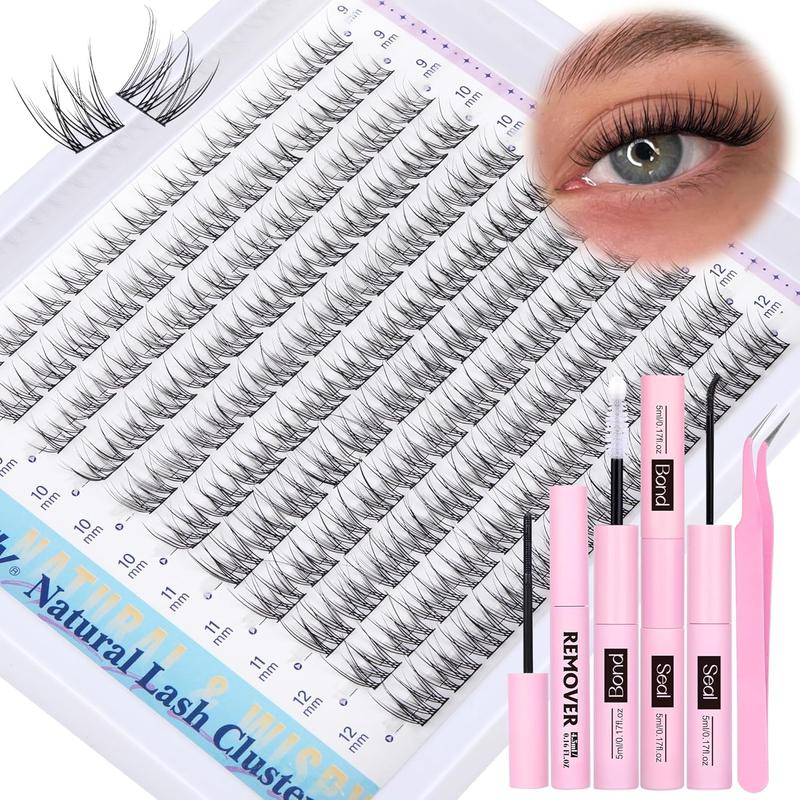 Natural Lash Clusters Kit DIY Lash Extension Kit Wispy Eyelash ...