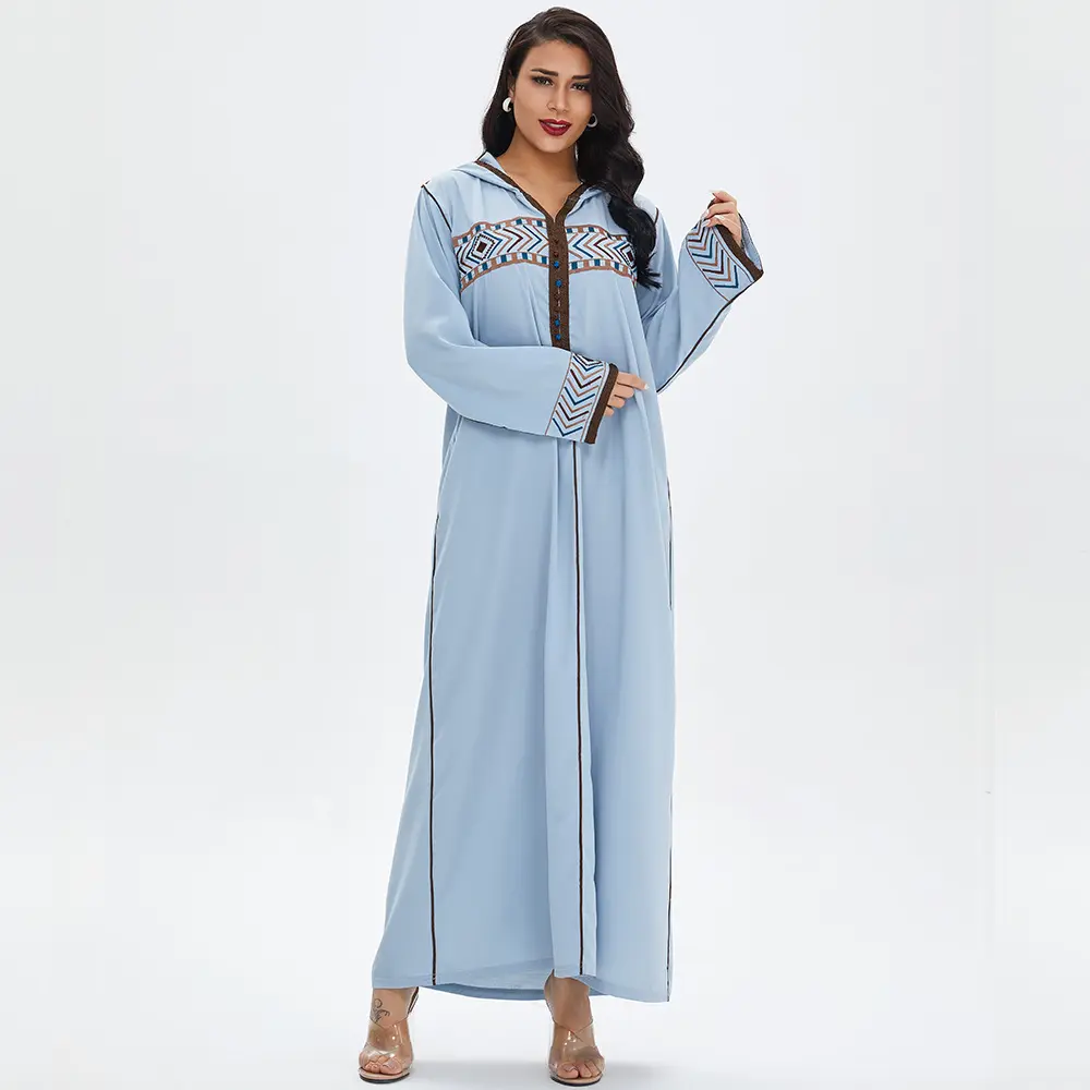 Dress Fashion Women's Wear Muslim Dress Middle East Women Robe Maxi Dress