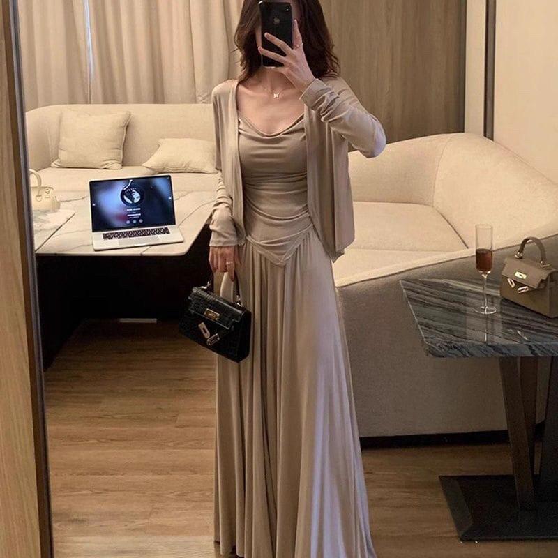 OneSet Atasan Wanita Casual Setelan Knit  Basic Adem Celana Panjang Baju Wanita Santai M623 6