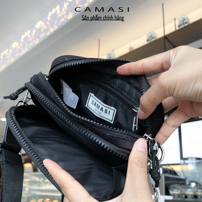 Túi đeo chéo Unisex Basic Nam Nữ [HÀNG CHUẨN] 2