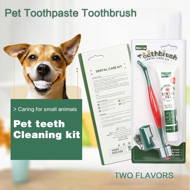 Product Introduction of 1pc Pet Toothpaste Toothbrush Set 360° Cat Dog Dental Cleaning Supplies Pet Oral Brush Clean Y2W1 25