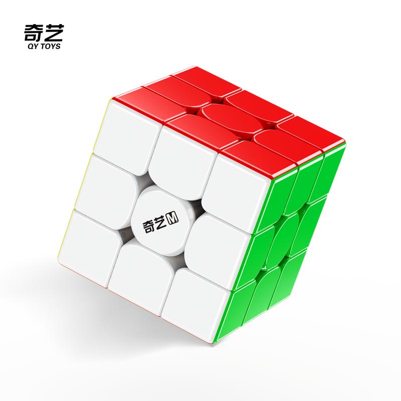 Qiyi Warrior M UV 3x3 khối hình toán học từ tính diệu kỳ tốc độ, không cần dán,…