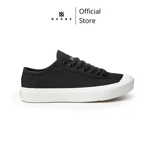 Nexbe Timeless Low Black Sepatu sneakers Sekolah Pria Wanita Casual Shoes Snekers