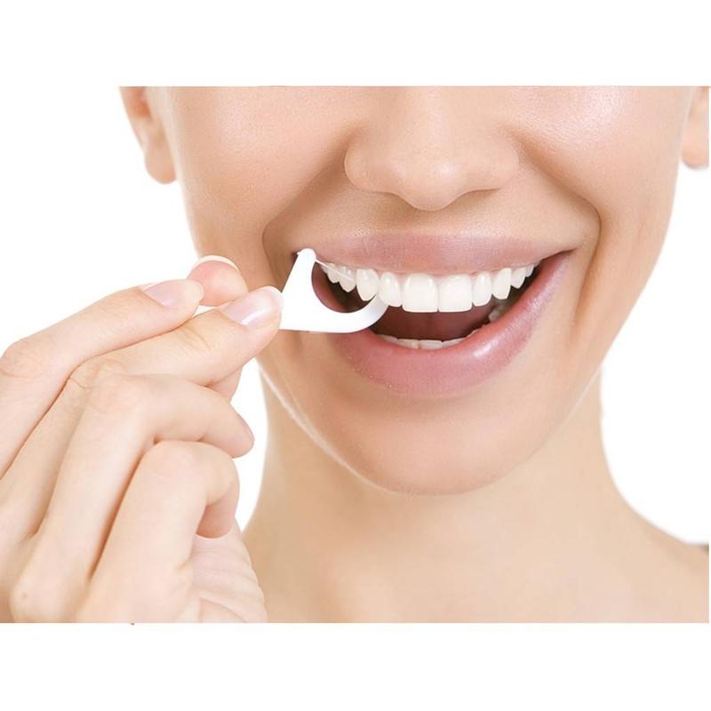 Product Introduction of Hộp tăm chỉ nha khoa - 50 cây tăm, sợi chỉ tơ mảnh, tăm xỉa răng, tiện ích kép 32