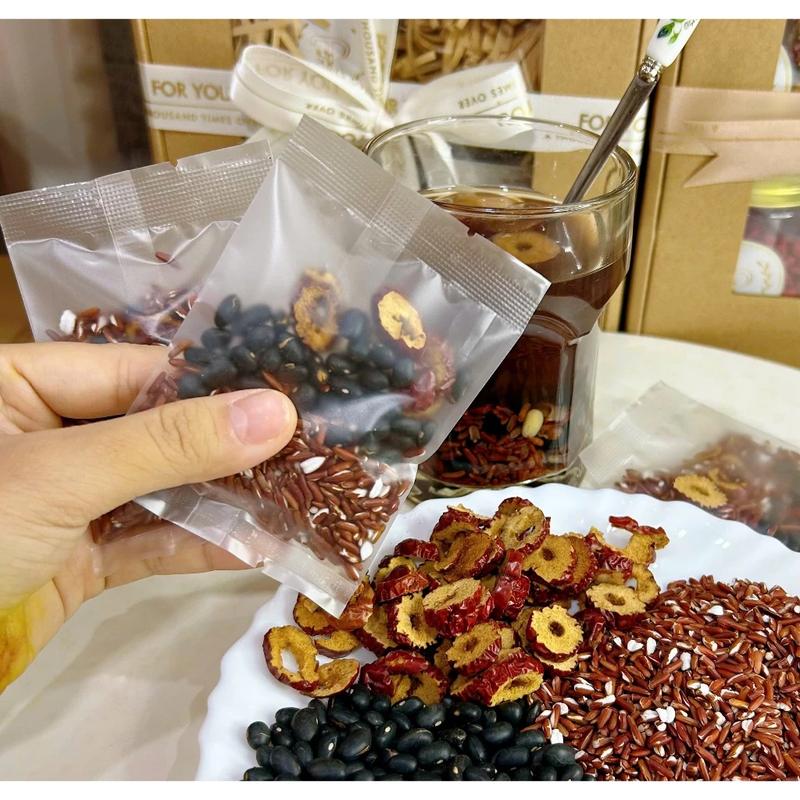 Product Introduction of Hộp 30 trà gạo lứt đậu đen Hỗ Trợ Giải Nhiệt Thanh Nhiệt - Tặng Bình Thủy Tinh 300ml - Chè, Tea 0