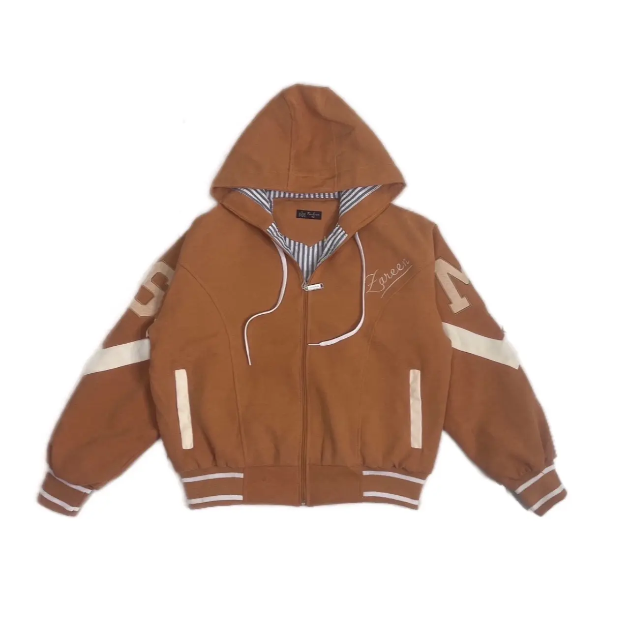 Áo Khoác Cotton 2 Lớp Dày Dặn, Nón Rộng-  Jacket Women 4 Túi