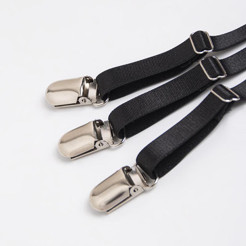 Product Introduction of Kẹp Tất Và Áo Sơ Mi Co Giãn Có Thể Điều Chỉnh Unisex, Thiết Kế Kẹp Ba, Thích Hợp Sử Dụng Trong Kinh Doanh Và Sử Dụng Thường Ngày Sắp Xếp Gọn Gàng Và Dễ Phối Đồ 6