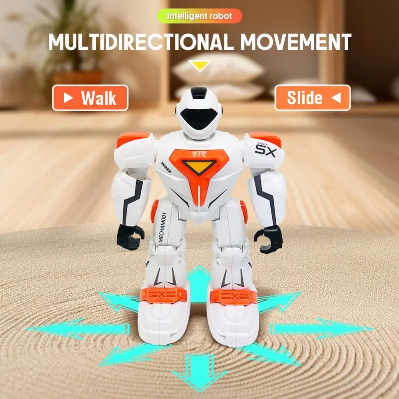 Remote Control Robot Toy, 1 Set Programmable Robot Toy with Gesture & Sensing Function, Ideal Birthday Party Gift for Teenagers 5