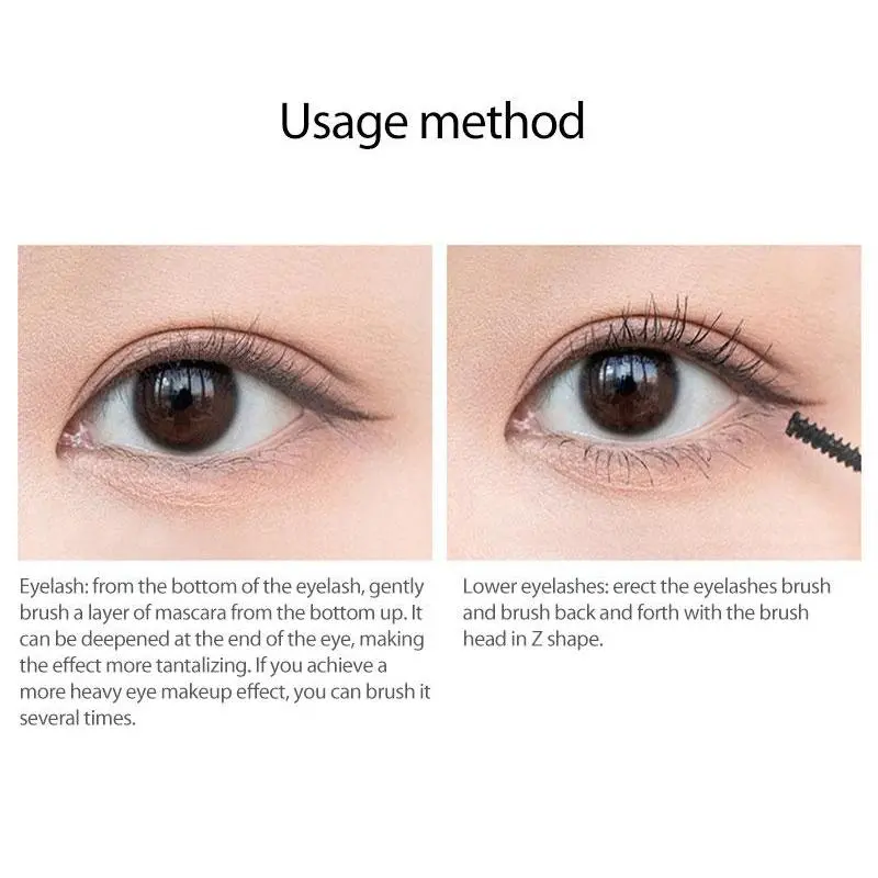 Bộ trang điểm mắt, 3 miếng, mascara không thấm nước, bút kẻ mắt dạng lỏng màu đen, dụng cụ uốn mi, mỹ phẩm trường học, trang điểm tự nhiên, bộ hoàn chỉnh  Nữ   Women  Cosmetic 5