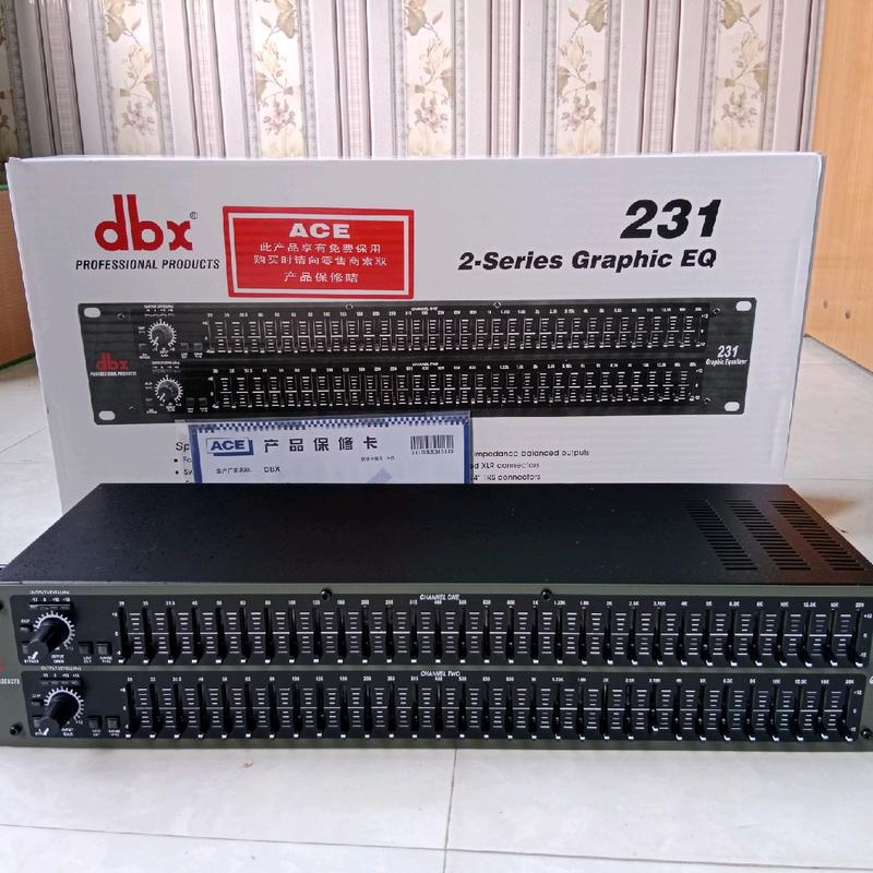 Lọc tiếng cao cấp DBX 231-Lọc xì cho dàn âm thanh chất lượng tốt - lọc âm ( TẶNG DÂY CANON)