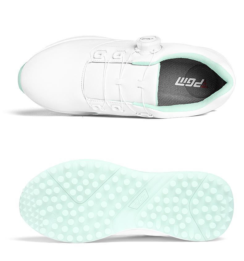 Product Introduction of [PGM] Golf Shoe Summer Women's Shoes Waterproof Knob Women's Sports Shoes Non-Slip Shock-Absorbing Lightweight Nail-Free Shoes Xz383 25