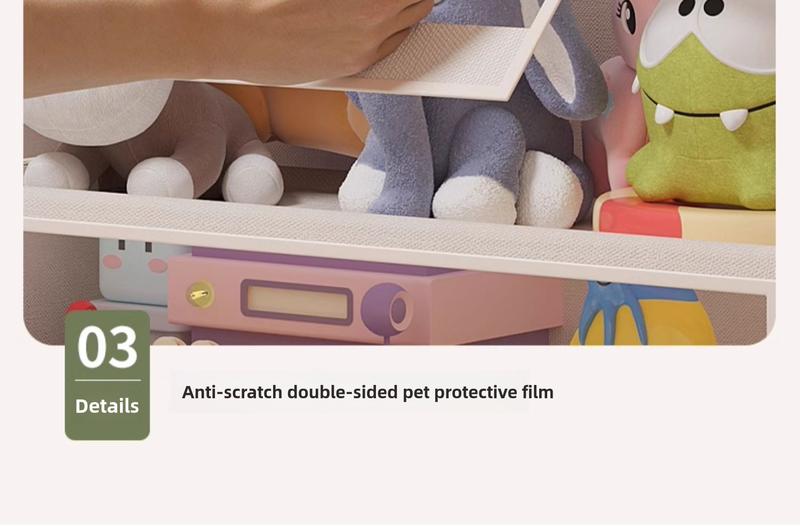 Product Introduction of Children's Toy Storage Rack Floor-standing Household Baby Supplies Dust-proof Storage Cabinet Baby Organizer Multi-layer Storage Box 5