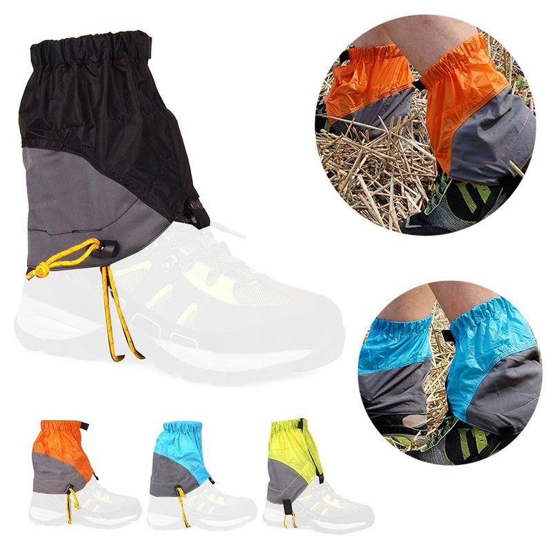 Waterproof Hiking Leg Gaiters for Camping, Snowproof Ankle Cover, Lightweight Nylon Boot Leggings for Outdoor Walking, Trekking, and Climbing Adventures 0