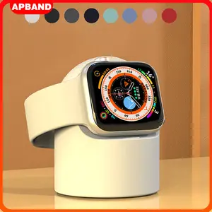 Charging Holder Stand Only for Apple Watch Ultra 3/2/1 Series 11 10 9 8 7 6 SE 5 4 3 2 1 IWatch 49mm 46mm 45mm 42mm 41mm 44mm 40mm 38mm Charger Station Accessories for Jam Tangan Smartwatch Apple Watch