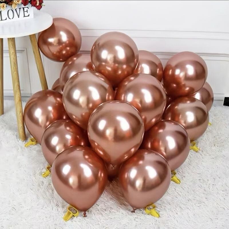 [FULL MÀU] Set 50 Bóng Bay Siêu Nhũ , Bong Bóng Trang Trí Sinh Nhật , Phòng Cưới , Sự Kiện Lớn Sang Trọng 4